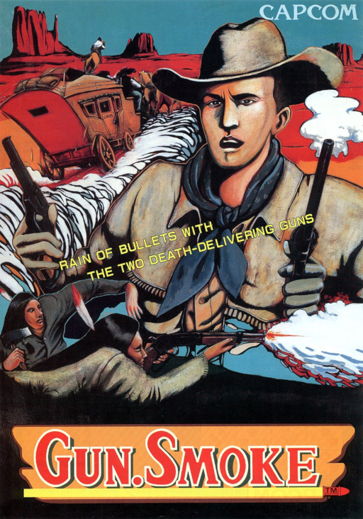 Gun.Smoke (World, 851115) Arcade Game Cover